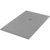 Maxaro Douchebak 160x100 cm Rechthoek Mineraalmarmer Grijs