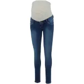 Mamalicious Jeans 'Mllola' blauw denim / grijs gemêleerd