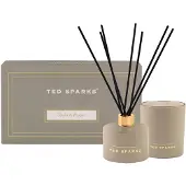 Ted Sparks Tonka & Pepper Candle & Diffuser | 100 ml + 100 gr | Set 2 st