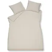 Vandyck Dekbedovertrek Pure 07 Cream Tan Linnen-140 x 200 / 220 cm | 1-Persoons