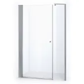 Maxaro Zircon Comfort Douchedeur | 140 cm Chroom Helder glas Draaideur