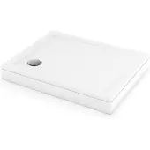 Maxaro Hoge Douchebak 100x80cm Rechthoek SMC Hoogglans Wit