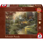 Schmidt - Legpuzzel - Rustige avondstemming - Thomas Kinkade - 1000 stukjes - Volwassenen - vanaf 12 jaar