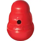 Kong snack dispenser wobbler rood - large 19x13x13 cm - Honden speelgoed
