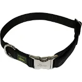 Hunter Vario Basic Alu-Strong Hondenhalsband - 45-65 cm - Nylon - Zwart