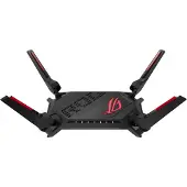 Asus ROG Rapture GT-AX6000, Wi-Fi 6 (802.11ax), Dual-band (2,4 GHz/5 GHz), Ethernet/LAN, zwart, router voor op tafel