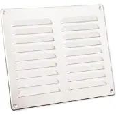Nedco Aluminium schoepenroosters aluminium schoepenrooster 250x200 mm kleine schoepen aluminium