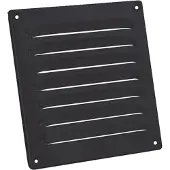 Nedco gestanste plaatrooster, aluminium, frontbreedte 160mm