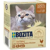 Bozita kip stukjes in gelei natvoer kat 6 x 370 g