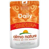 Almo nature Daily met kip en rund natvoer kat (70 g) 60 x 70 g