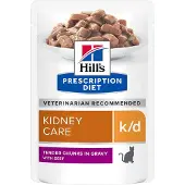 Hill's Pet Nutrition Prescription Diet k/d Kidney Care Kattenvoer Nat Rund 12 x 85 gr