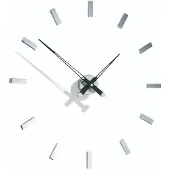 Nomon Tacón i Wandklok 12 Rectangular Time Signals | Black | Ø: 74 cm