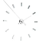 Nomon Tacón L Wandklok 12 Rectangular Time Signals | White | Ø: 100 cm