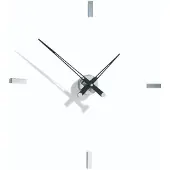Nomon Tacón i Wandklok 4 Rectangular Time Signals | Black | Ø: 74 cm