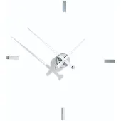 Nomon Tacón i Wandklok 4 Rectangular Time Signals | White | Ø: 74 cm