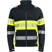 Projob 6442 Signalisatieregenjas En Iso 20471 Klasse 1 Heren Geel/Zwart maat S heren