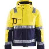 Blakläder 4870-1987 Winterjas High Vis High Vis Geel/Marineblauw maat S heren