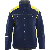 Blakläder 4915-1370 Winterjas Visible Zwart/High Vis Geel maat XXL heren