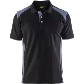 Blakläder Poloshirt Pique 33241050 | Zwart/Grijs | Maat 3XL - 7330509396674