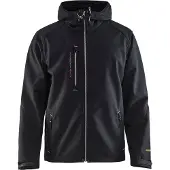 Blakläder 4949-2517 Softshell Jack Zwart/Zilver maat S heren