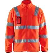 Blakläder 4833-2560 Fleecejas High Vis High Vis Rood maat XXXL heren