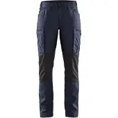 Blakläder Dames Service werkbroek stretch 71591142 | Marineblauw/Zwart | Maat 38 - 7330509485675