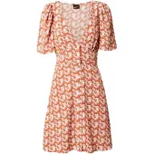 Gina Tricot Blousejurk 'Carola' cognac / offwhite