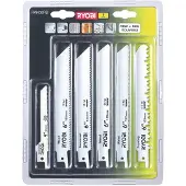 Ryobi RAK06RB | 6-delig Reciprozaagbladen - 5132002547 - 5132002547