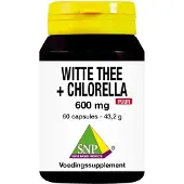 Snp Witte thee + chlorella 600 mg puur 60 capsules