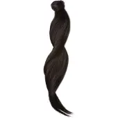 Rapunzel of sweden Ponytail Straight / Clip-in / Light Volume 1.2 Black Brown 50 cm Hair extensions 55 g