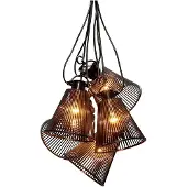 Konstsmide Lichtsnoer koppelbaar 20 meter | 10 lampjes | Extra warm wit | Zwart |
