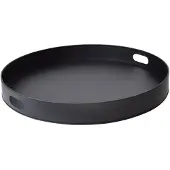 Loft42 Tray Metalen Dienblad – Zwart – Ø40 cm