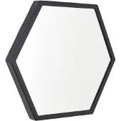 Jax Design Wandspiegel Seattle | Jax Design metaal zwart 32x36x3 cm wandspiegels | NADUVI