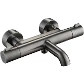 Ben Lavion Badmengkraan Cool Thermostatisch Geborsteld Zwart Chroom