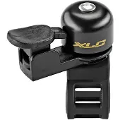 Xlc DD-M18 Mini Fietsbel - Elastiek Bevestiging - Zwart - 21 mm