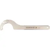 Bahco Chrome Finish Adjustable Hook 19-50 Mm 158 Mm Steeksleutel