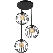Helam Hanglamp Cumera, dimbaar, zwart, Woon-/ Eetkamer, metaal, Modern, hanglamp