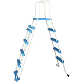 Interline Zwembadtrap A-frame Junior 132 Cm Wit/blauw