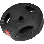 Gorilla Sports Halterschijf 15 kg gripper kunststof - 30/31 mm
