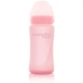 EVERYDAY BABY Glazen Babyfles Healthy+ 240 Ml, Roze | Maat: 125ml-250ml