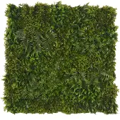 Label51 Kunstplant wandpaneel groen 80x10x80cm