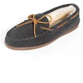 Minnetonka Mocassins 'Pileline' bruin / donkergrijs