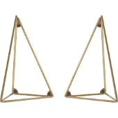 Maze Pythagoras steunen 2-pack messing