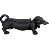 Super Merchant Schoenenborstel / schraper teckel zwart 32x12,5x12 cm