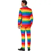 Suitmeister - Fun Kostuum - Rainbow - voor Mannen - standaard - Maat XXL