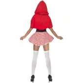 Fever Sexy Rood kapje outfit - Maatkeuze: Maat M