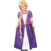 California Costumes - Prinsessen pruik met lange vlecht luxe voor meisjes