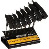 Ironside Stiftsleutelset 8-Delig T-Greep Torx - 1872252