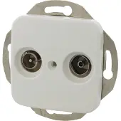Busch Jaeger Coax wandcontactdoos - Busch-Jaeger (Reflex, Radio/tv)