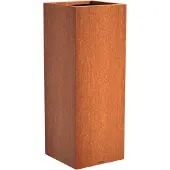 Intergard Cortenstaal plantenbak bloembak pilaar 37x37x100cm
